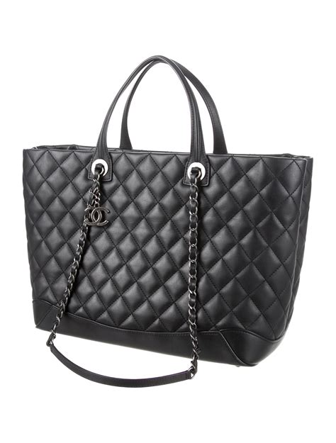 quilted chanel tote|chanel large shopping tote price.